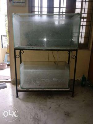 Two Aquariums With Stand... Not Using From Last Six months