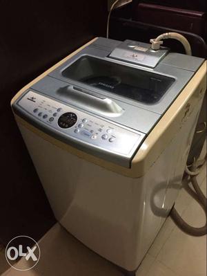 White And Gray Videocon Top-load Washer