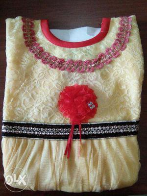 Wholesale Net dress for girls(Silk Frocks,Vanarasi style)