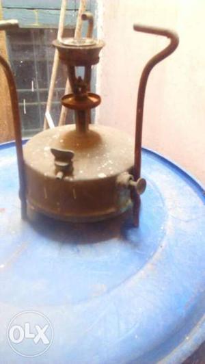 Antique bross pump stove