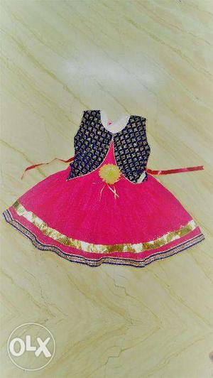 Beautiful New GIrl Baby Dress frocks Choli