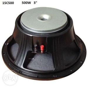 Black And Gray Coaxial Speaker