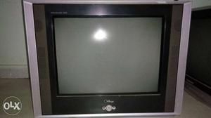 Black And Grey CRT TV