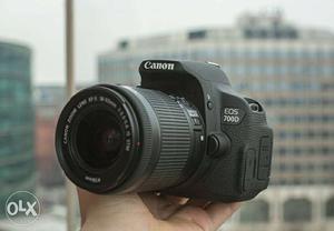 Black Canon EOS 700D DSLR Camera