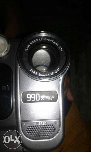 Black Sony Video Lens Camcorder