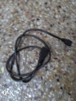 Black USB Micro Cable