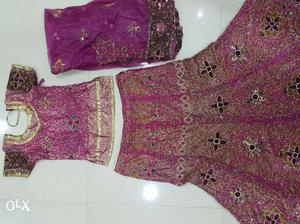 Bridal lehengas, less used in good condition.
