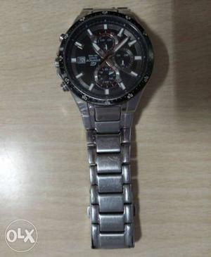 Casio Water Proof Wrist Watch. Excellent Condition. Silver
