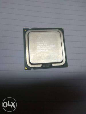 Grey Intel Computer Processor Intel celeron D