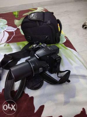 Nikon coolpix p500 camera with Bag