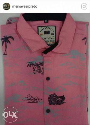 Pink Legendary Polo Shirt
