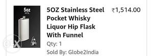 Pocket hip flask for sale in Dwarka Delhi