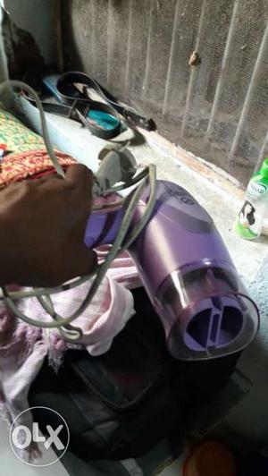 Purple And Gray Corded Hair Blower