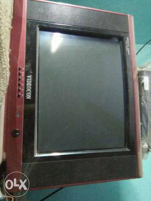 Red Videcon Widescreen CRT Television