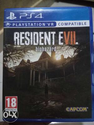Resident Evil Biohazard Sony PS4 Game Case