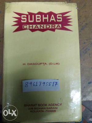 Subhas Chandra By H. Dasgupta