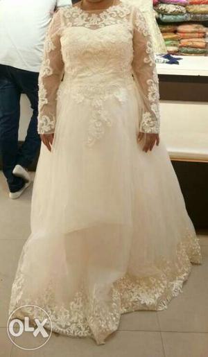 White imported gown brand new