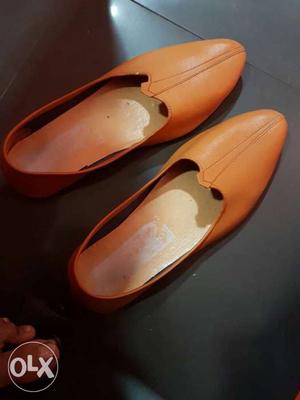 Women's Brown Leather Flats