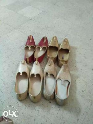 Women's Four Pairs Of Shoes