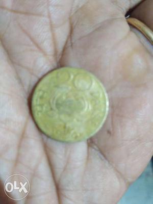 20 paise coin of  year