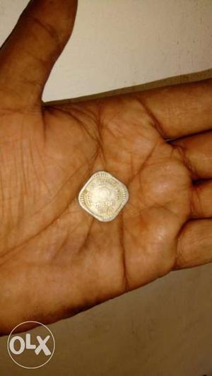 5 paise coin. year 