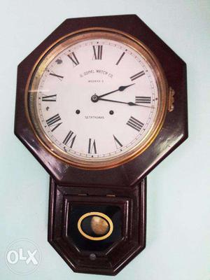 Antique Vintage St.Thomas USA wall Clock Perfect condition