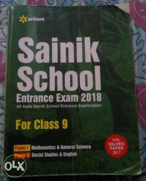 Arihant Sainik School Entrance Exam  Book