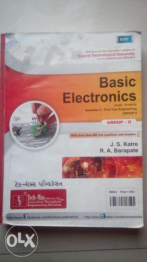 Basic Electronics-First Year Engineering GTU,