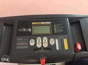 Black GFit T200 Treadmill Panel