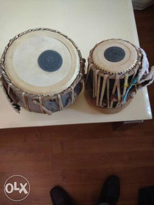 Brown And Black Tabla Drums