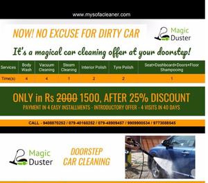 Doorstep Car Cleaning Plan - AHMEDABAD Ahmedabad