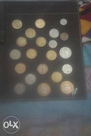 Historical coin collection.