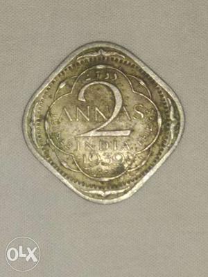  Indian Annas Coin