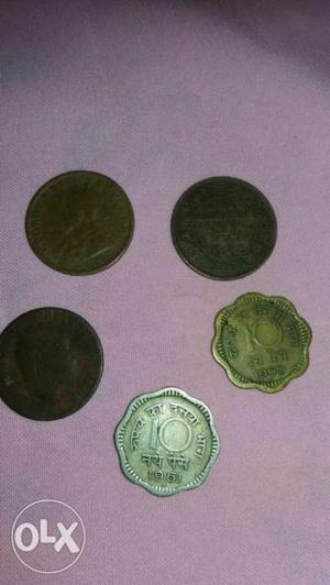 Old coins copper of 3