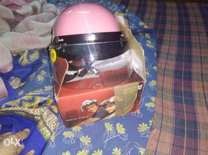 Pink Half Face Helmet in new condition not used