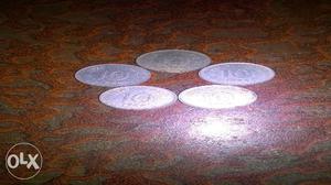 Several 10 Indian Coins