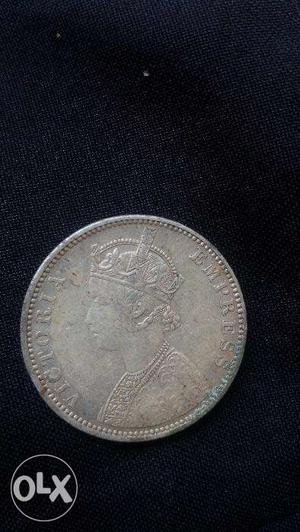 Silver Coin Rani Victoria 130 year old