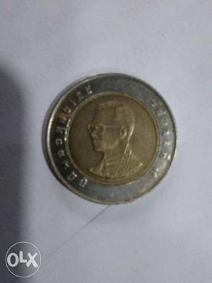 Thailand's 10 baht coin