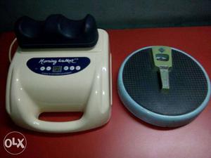 White And Blue Cordless Devices