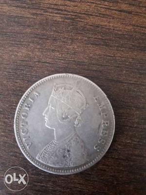 's Indian Silver Victoria Empress Coin