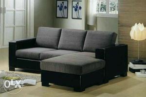 Black And Gray Sectional Couch