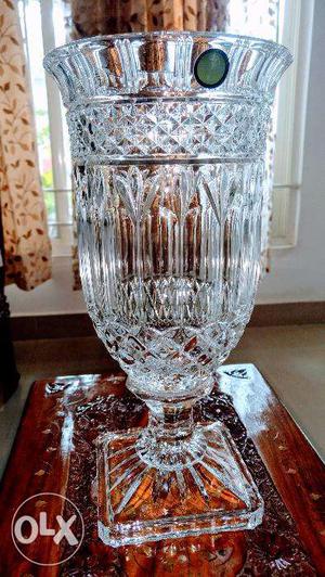 Brand new Crystal Vase for decor and flower arrangement