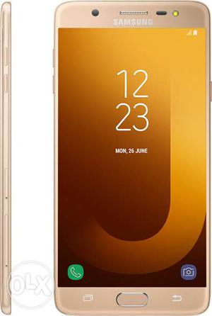 Galaxy J7 Max Gold 32Gb Box packed with Bill and