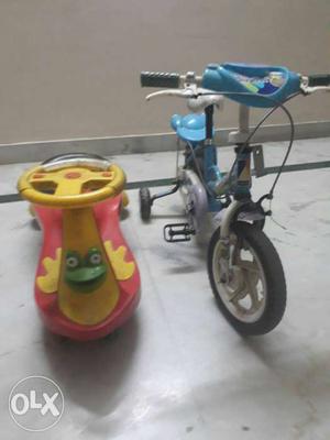 Magic car and small cycle in good condition