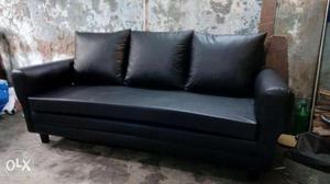 New. Black 3siter sofa