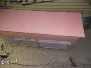 Pink Wooden Sideboard