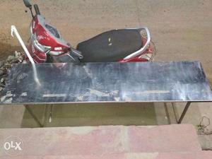 Steel table less used for sale