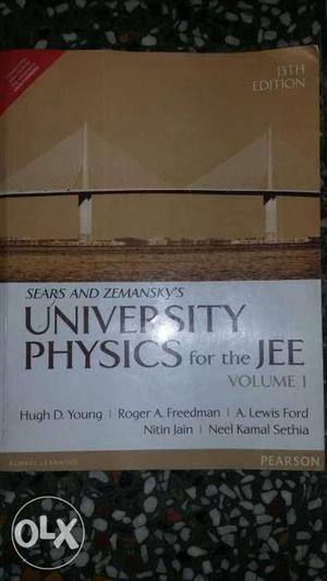 Best PHYSICS book for IIT University Physics For The JEE IIT
