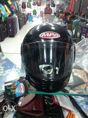 Black MPA Full Face Motorcycle Helmet
