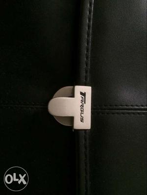 Black Targus Leather Laptop Office Bag